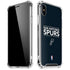 NBA San Antonio Spurs Standard - Black iPhone X/XS Clear Case