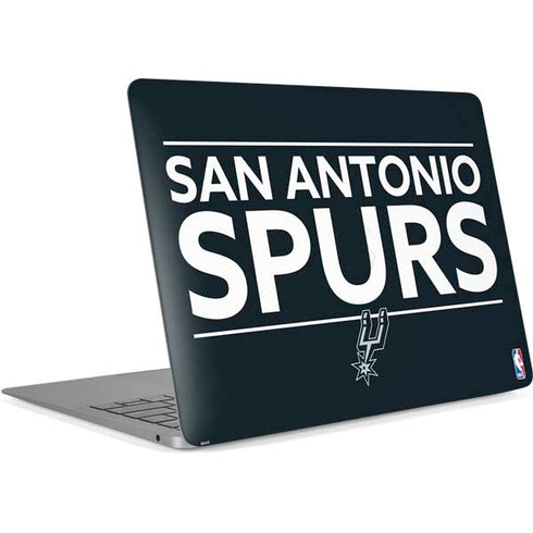 NBA San Antonio Spurs Standard - Black Apple MacBook Air Skin