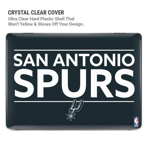 NBA San Antonio Spurs Standard - Black MacBook Pro 14in (2021-24) Case plus Skin