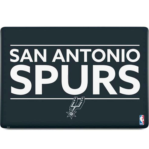 NBA San Antonio Spurs Standard - Black MacBook Skins