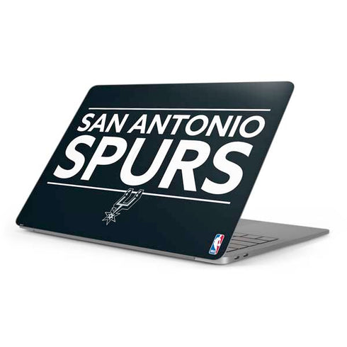 NBA San Antonio Spurs Standard - Black Apple MacBook Pro 16-inch Skin