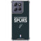 NBA San Antonio Spurs Standard - Black Moto G 5G (2025) Clear Case