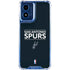 NBA San Antonio Spurs Standard - Black Moto G 5G (2024) Clear Case