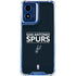 NBA San Antonio Spurs Standard - Black Moto G Play 4G (2024) Clear Case
