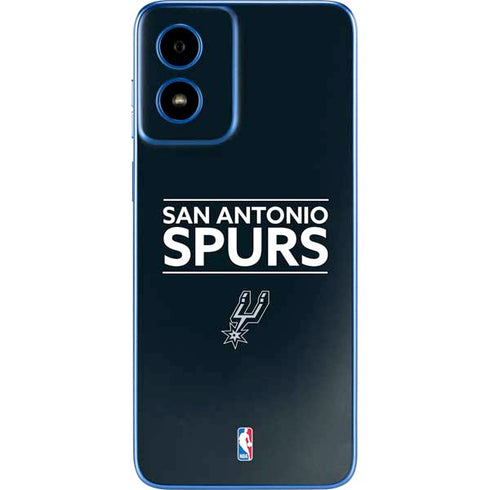 NBA San Antonio Spurs Standard - Black Moto G Play 4G (2024) Skin
