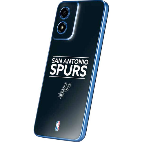 NBA San Antonio Spurs Standard - Black Moto G Play 4G (2024) Skin
