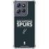 NBA San Antonio Spurs Standard - Black Moto G Play 5G (2025) Clear Case