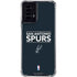 NBA San Antonio Spurs Standard - Black Moto G Power 5G (2024) Clear Case