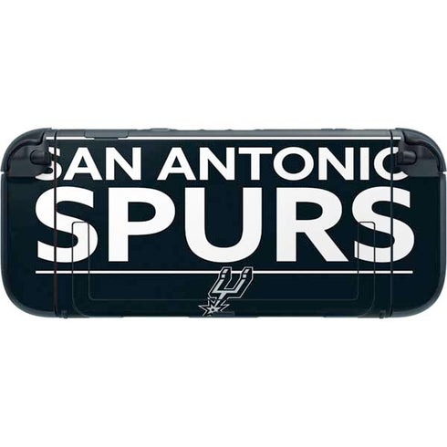 NBA San Antonio Spurs Standard - Black Nintendo Switch 2 (2025) with Joy-Con Skin