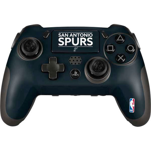 NBA San Antonio Spurs Standard - Black PlayStation Scuf Vantage 2 Controller Skin