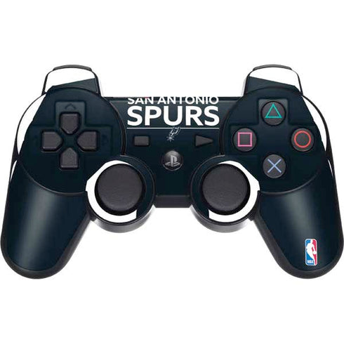 NBA San Antonio Spurs Standard - Black PS3 Dual Shock wireless controller Skin