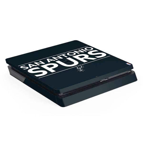 NBA San Antonio Spurs Standard - Black PS4 Slim Skin