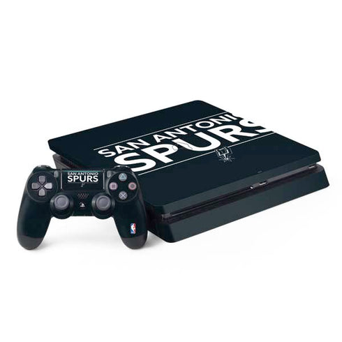 NBA San Antonio Spurs Standard - Black PlayStation PS4 Skins