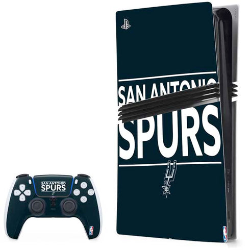 NBA San Antonio Spurs Standard - Black PS5 Pro Bundle Skin
