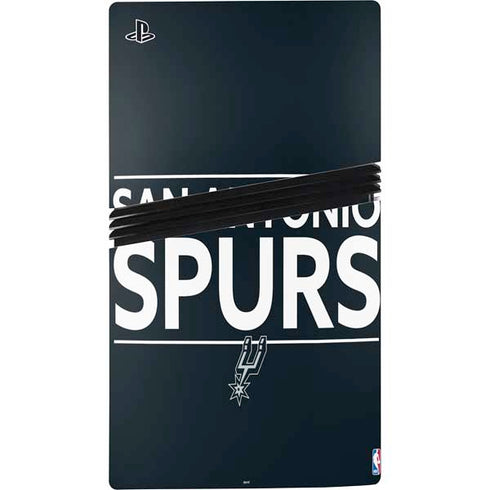 NBA San Antonio Spurs Standard - Black PS5 Pro Bundle Skin
