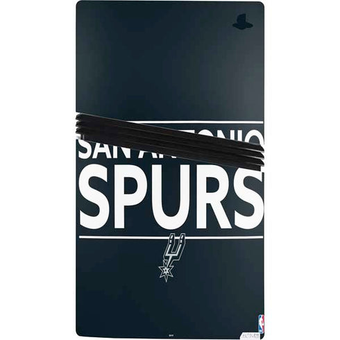 NBA San Antonio Spurs Standard - Black PS5 Pro Bundle Skin