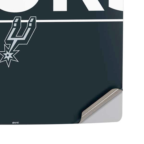 NBA San Antonio Spurs Standard - Black PS5 Pro Disk Console Skin