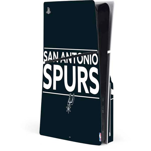 NBA San Antonio Spurs Standard - Black PlayStation PS5 Skins