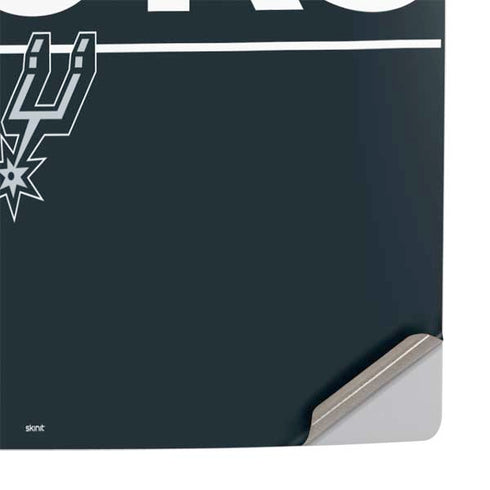 NBA San Antonio Spurs Standard - Black PS5 Slim Digital Edition Console Skin