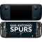 NBA San Antonio Spurs Standard - Black Steam Deck Handheld Gaming Computer OLED Skin