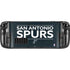 NBA San Antonio Spurs Standard - Black Steam Deck Handheld Gaming Computer Skin