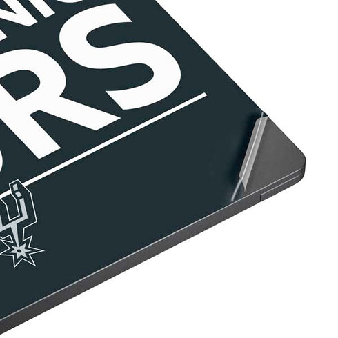NBA San Antonio Spurs Standard - Black Surface Laptop 7 13.8in Skin