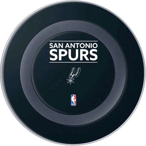 NBA San Antonio Spurs Standard - Black Wireless Charger Skin
