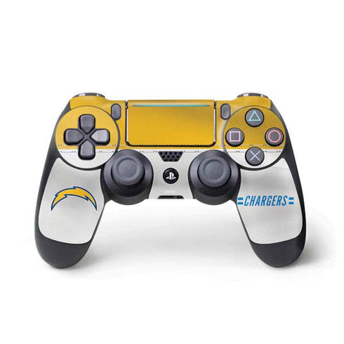 NFL Los Angeles Chargers White Striped PlayStation PS4 Skins
