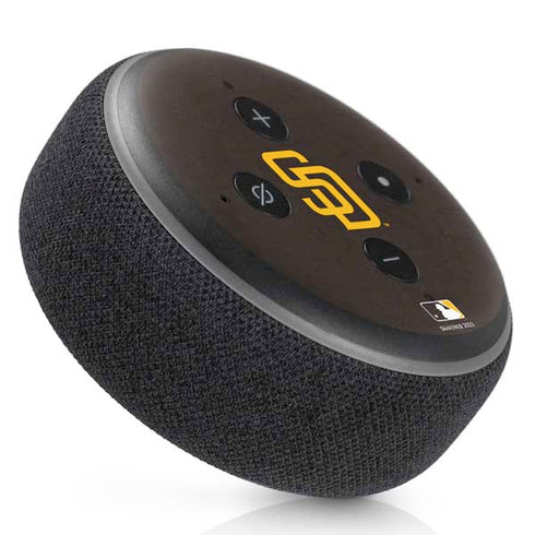 MLB San Diego Padres - Solid Distressed Amazon Echo Dot Skin