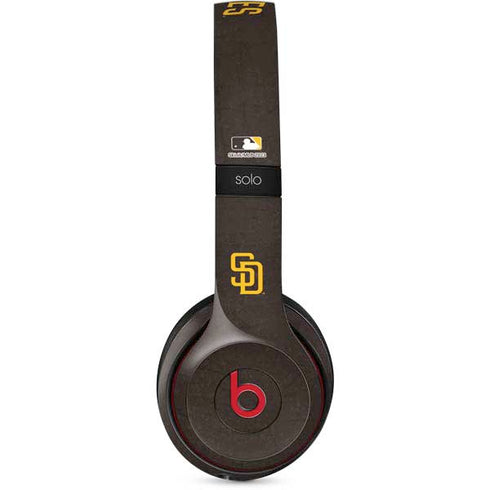 MLB San Diego Padres - Solid Distressed Beats Solo 3 Wireless Skin