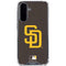 MLB San Diego Padres - Solid Distressed Galaxy A36 5G Clear Case