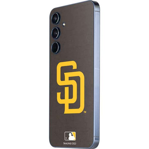 MLB San Diego Padres - Solid Distressed Galaxy A36 5G Skin