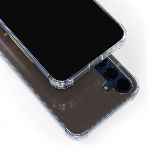 MLB San Diego Padres - Solid Distressed Galaxy A55 5G Clear Case