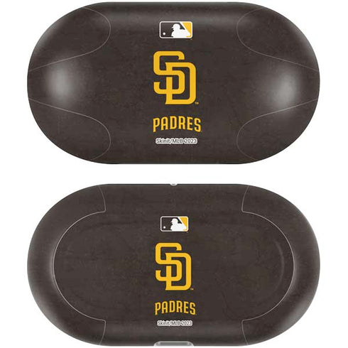 MLB San Diego Padres - Solid Distressed Galaxy Buds Plus Skin