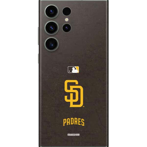 MLB San Diego Padres - Solid Distressed Galaxy Skins