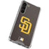 MLB San Diego Padres - Solid Distressed Galaxy S24 FE Clear Case
