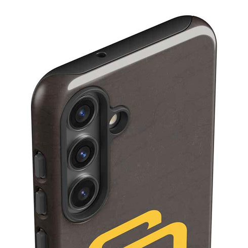 MLB San Diego Padres - Solid Distressed Galaxy S25 Impact Case