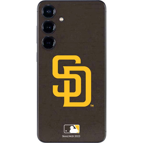 MLB San Diego Padres - Solid Distressed Galaxy S25 Plus Skin
