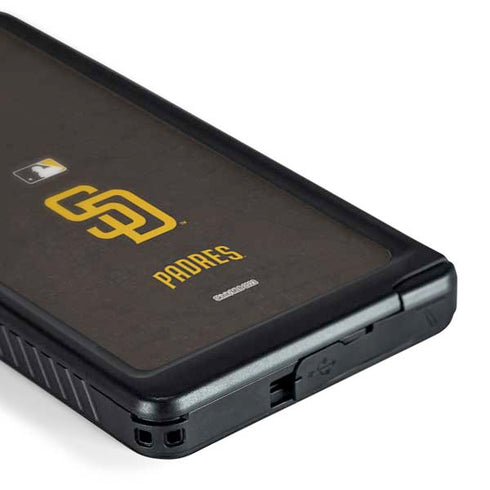 MLB San Diego Padres - Solid Distressed Galaxy S24 Ultra Waterproof Case