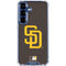 MLB San Diego Padres - Solid Distressed Galaxy S25 Clear Case