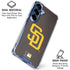 MLB San Diego Padres - Solid Distressed Galaxy S25 Clear Case