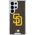 MLB San Diego Padres - Solid Distressed Galaxy S25 Ultra Clear Case