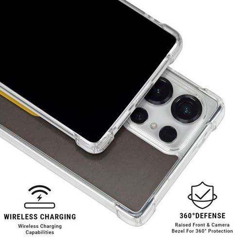 MLB San Diego Padres - Solid Distressed Galaxy S25 Ultra Clear Case