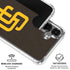 MLB San Diego Padres - Solid Distressed Galaxy S26 Clear Case