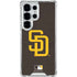 MLB San Diego Padres - Solid Distressed Galaxy S26 Ultra Clear Case