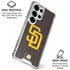 MLB San Diego Padres - Solid Distressed Galaxy S26 Ultra Clear Case