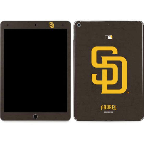 MLB San Diego Padres - Solid Distressed iPad Skins