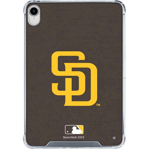 MLB San Diego Padres - Solid Distressed iPad 11th Gen (2025) Clear Case