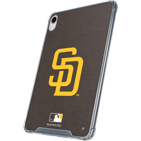 MLB San Diego Padres - Solid Distressed iPad 11th Gen (2025) Clear Case