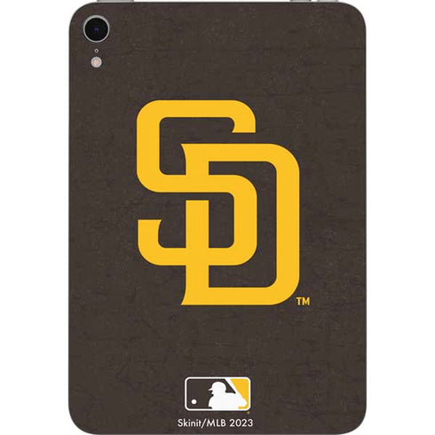 MLB San Diego Padres - Solid Distressed Apple iPad Mini Skin